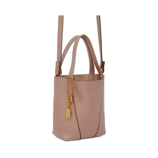 Spin Logo Printed Small Top Handle Bag