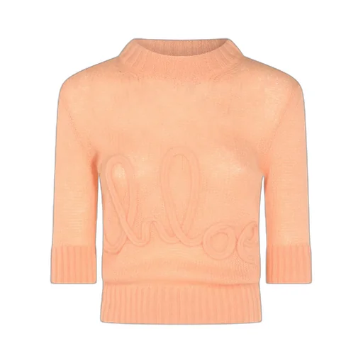 Elbow-Sleeved Logo Sweater