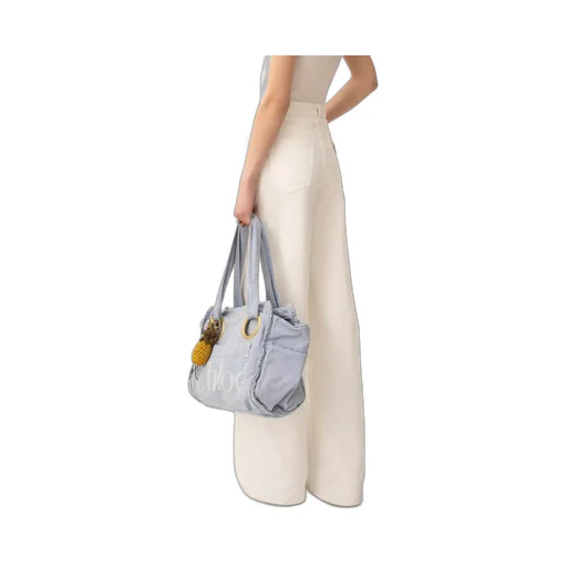 Logo Patch Wide-Leg Jeans