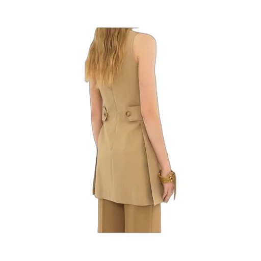 Pinafore Lace-Up Mini Dress