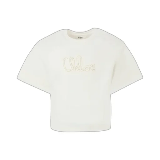 Logo Embroidered Crewneck T-Shirt