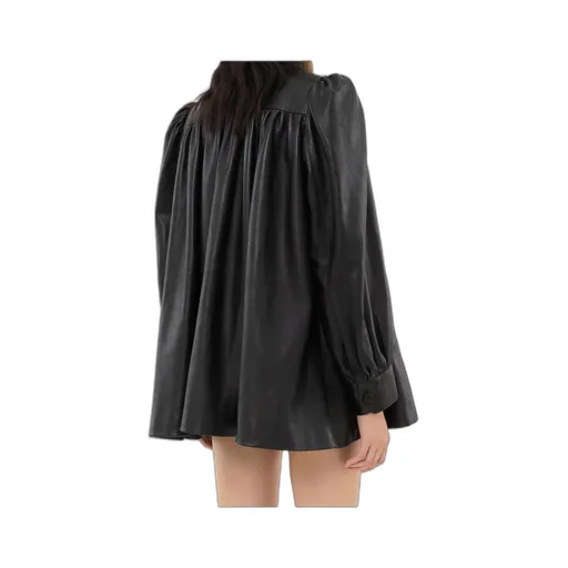 Long Sleeve Leather Jacket