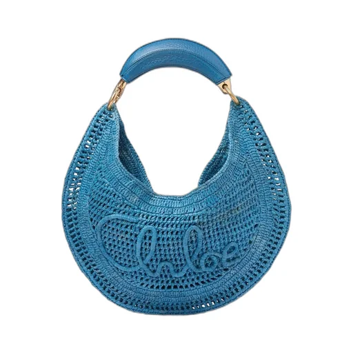 Summer Banana Woven Top Handle Bag