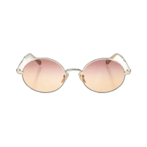 Oval-Frame Sunglasses