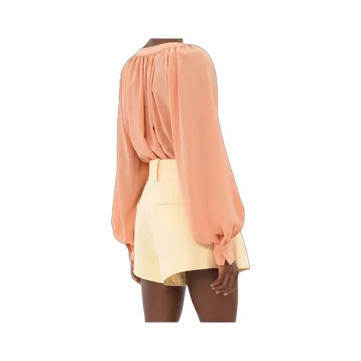 Round Neck Buttoned Shirt