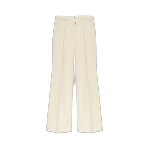 Front Pleat Wide-Leg Pants