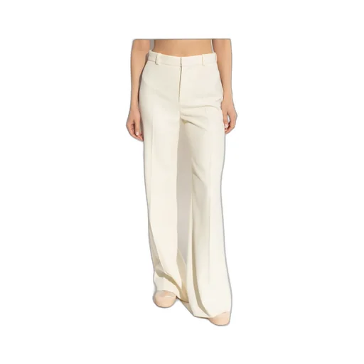 Front Pleat Wide-Leg Pants