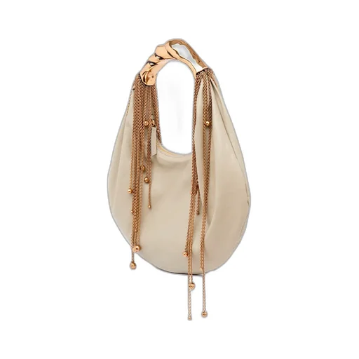 Twisted Shell Hobo Bag