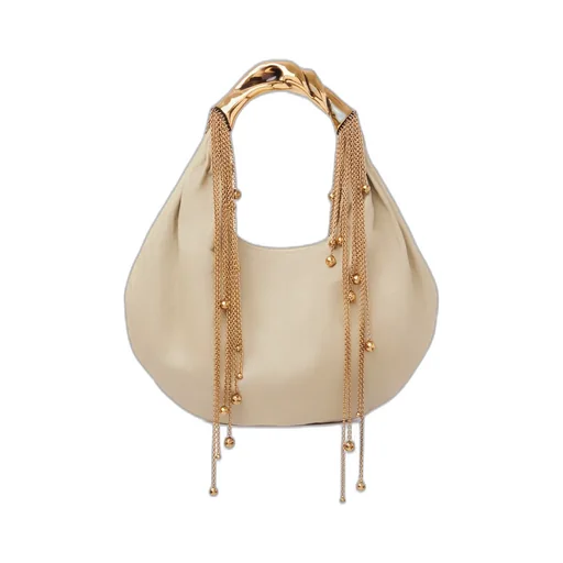 Twisted Shell Hobo Bag