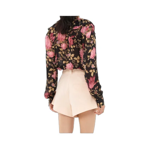 V-Neck Ruffled Blouse