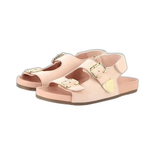 Open-Toed Flat Sandals