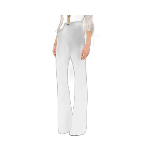 High-Waisted Flared Jeans