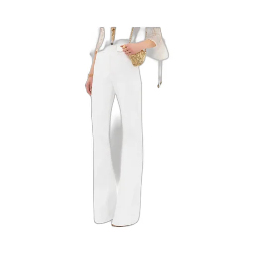 High-Waisted Flared Jeans