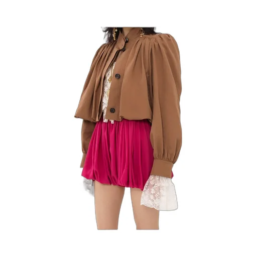 Gathered Boule Jacket