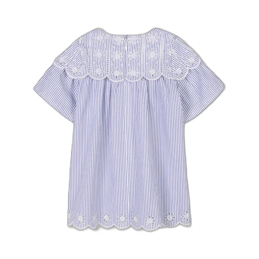 Striped Poplin Dress