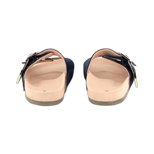 Buckle-Strapped Slides