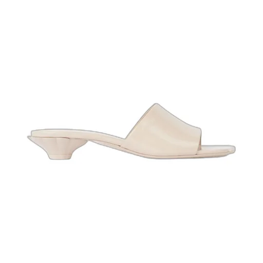 Flower Open-Toe Mules