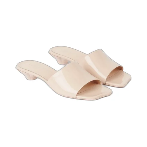 Flower Open-Toe Mules