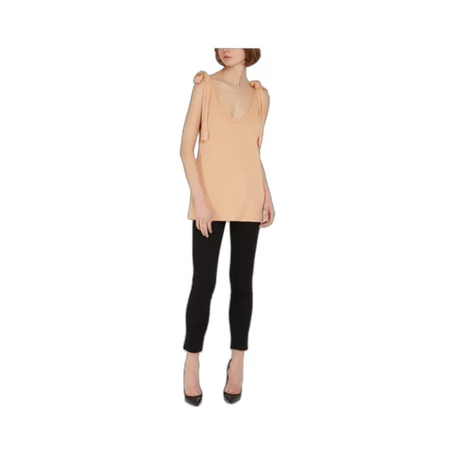 Knotted Shoulder Strap Vest
