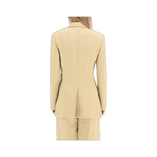 Side-Tie Single-Breasted Jacket
