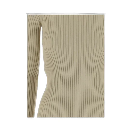 Off-Shoulder Knit Jumper