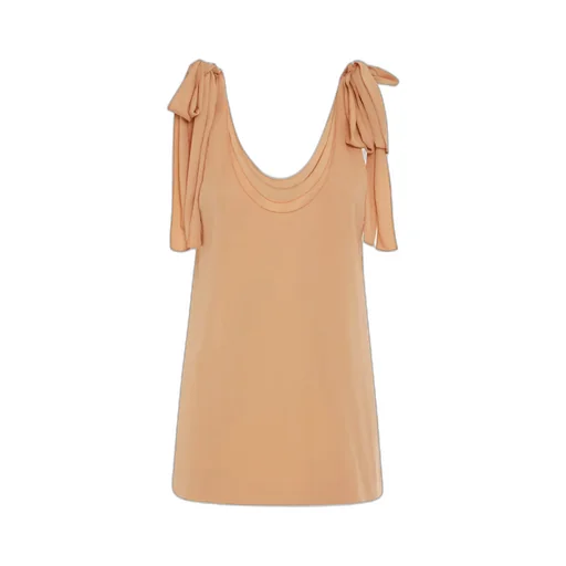Knotted Shoulder Strap Vest