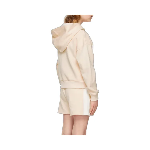 Logo-Stripe Lace-Detail Hoodie