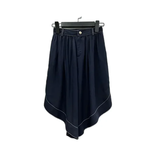 Asymmetric Wide-Leg Trousers