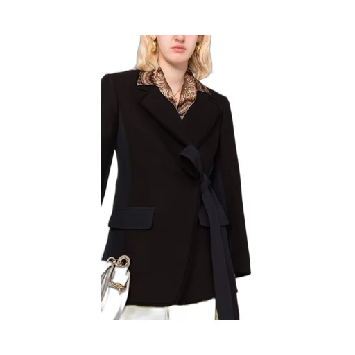Wraparound Panelled Blazer