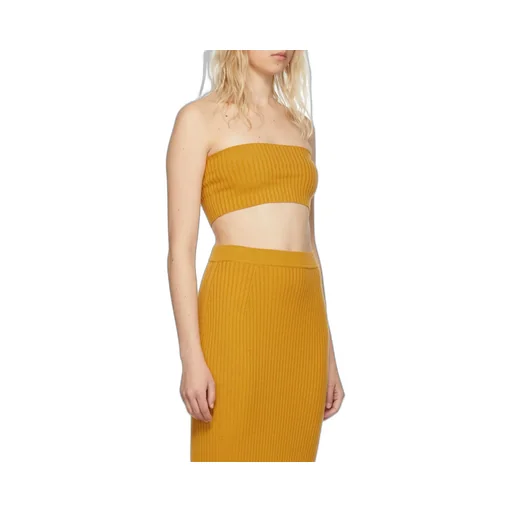 Rib Knitted Tube Top