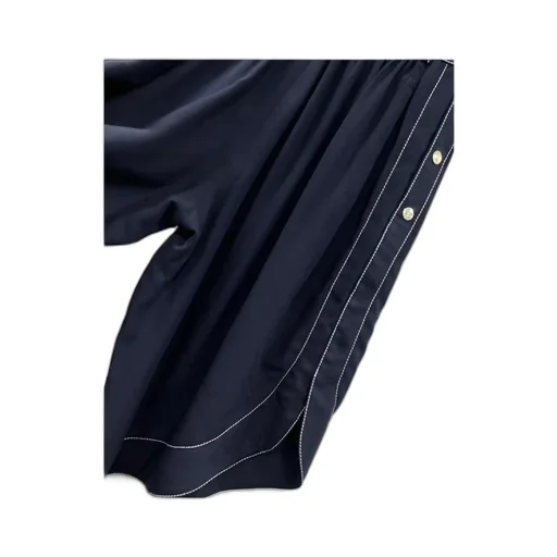Asymmetric Wide-Leg Trousers