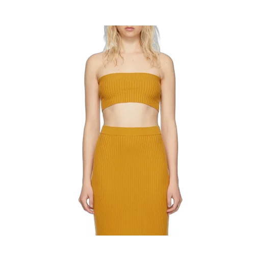 Rib Knitted Tube Top