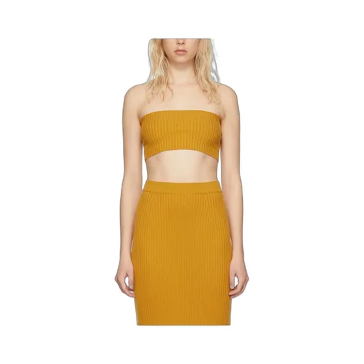 Rib Knitted Tube Top