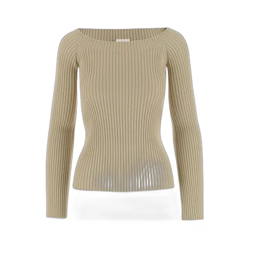 Off-Shoulder Knit Jumper
