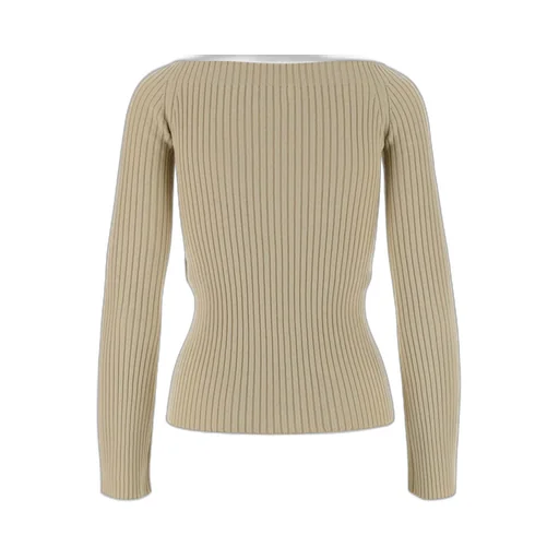 Off-Shoulder Knit Jumper