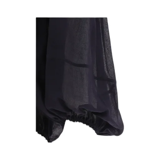 Long-Sleeved Pleated Blouse