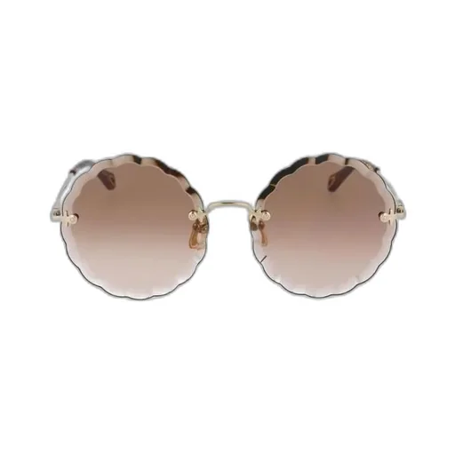 Round Scalloped Frame Sunglasses