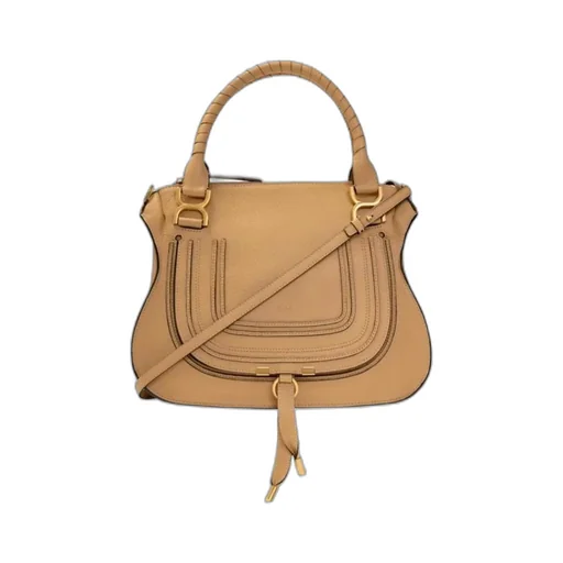 Marcie Embroidered Leather Tote Bag