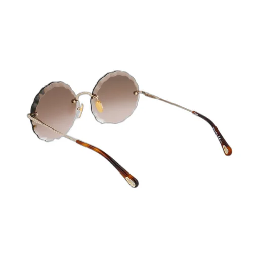 Round Scalloped Frame Sunglasses