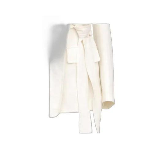 Notched-Lapel Single-Breasted Jacket