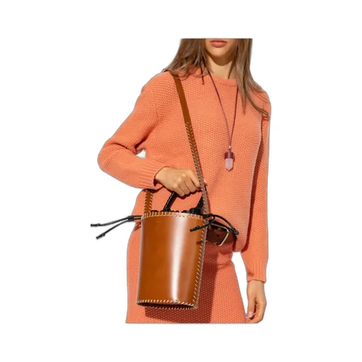 Louela Leather Bucket Bag