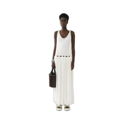 Drop-Waist Knotted Crepe Maxi Dress