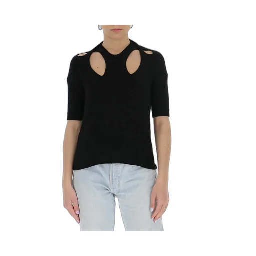 Cut-Out Detail Knit Top
