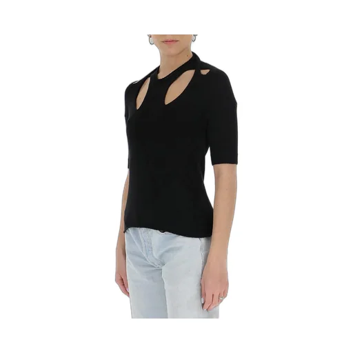 Cut-Out Detail Knit Top