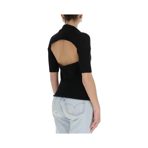 Cut-Out Detail Knit Top