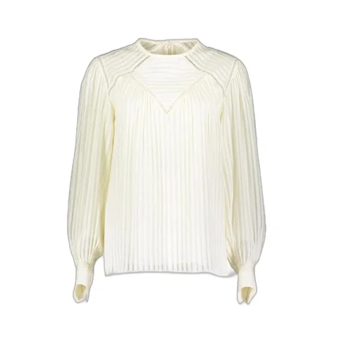 Round Hole Embroidered Blouse