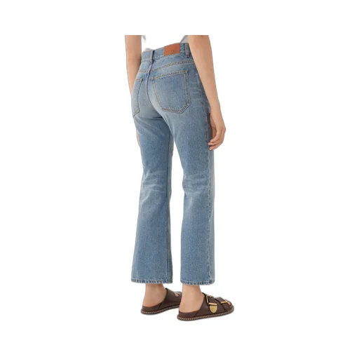 Cropped Bootcut Jeans