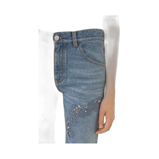 Cropped Bootcut Jeans