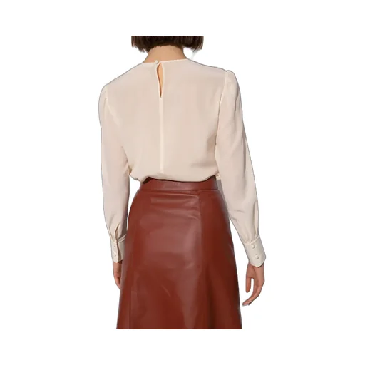 Embroidered Silk Blouse