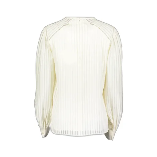 Round Hole Embroidered Blouse